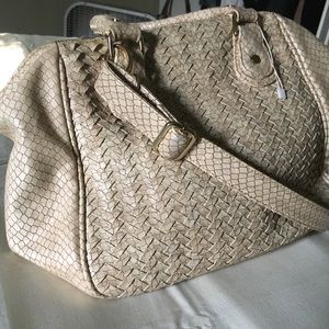 TAN HANDBAG